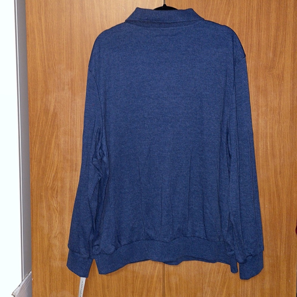 NWT Alfred Dunner Spliced Embroidered Top - Denim Blue - Size 2X - Picture 10 of 12